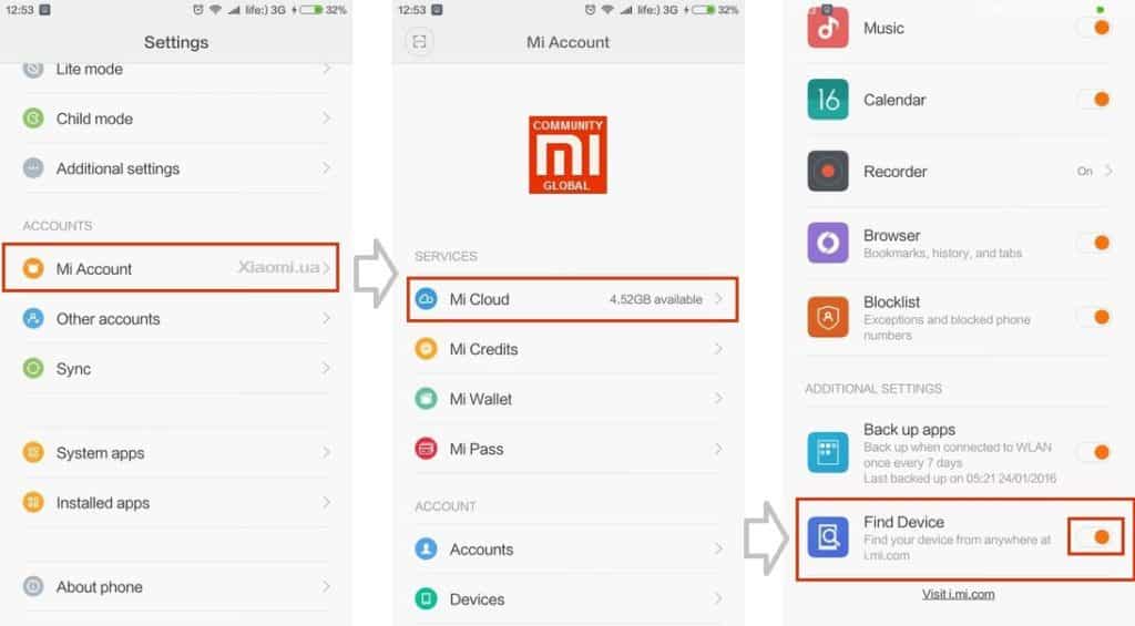 найти телефон xiaomi redmi бесплатно
